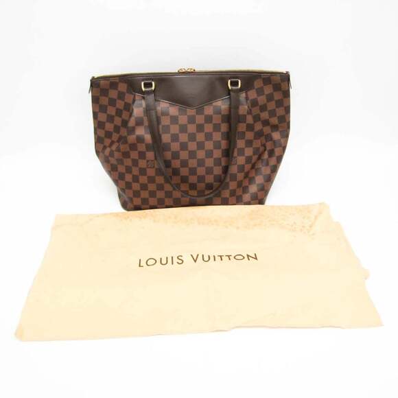 LOUIS VUITTON Authentic Brown Damier Tote Bag - Picture 3 of 12